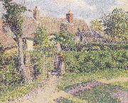 Camille Pissarro farmhouse oil on canvas